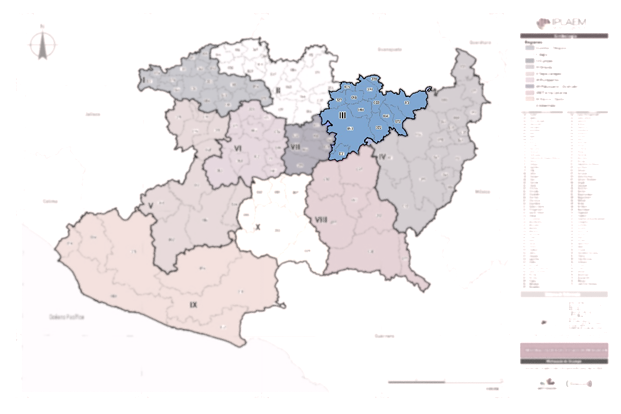 Acuitzio, Álvaro Obregón, Copándaro, Cuitzeo, Charo, Chucándiro, Huandacareo, Indaparapeo, Morelia, Queréndaro, Santa Ana Maya, Tarímbaro y Zinapécuaro.